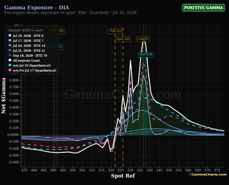 Gamma Exposure - DIA