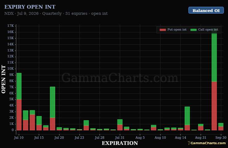 Expiry Open Interest · NDX